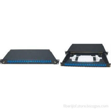 Slidable rack-mount ODF Fiber Optic Patch Panel for CATV Ne